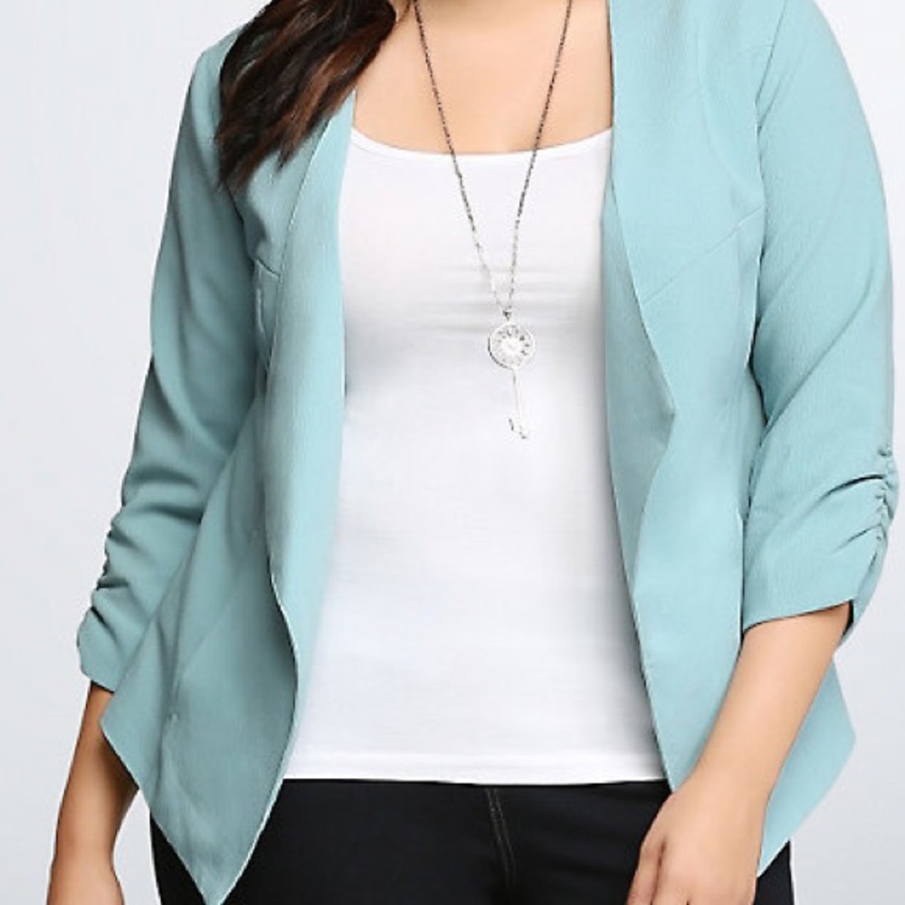 Torrid Drape Front Blazer